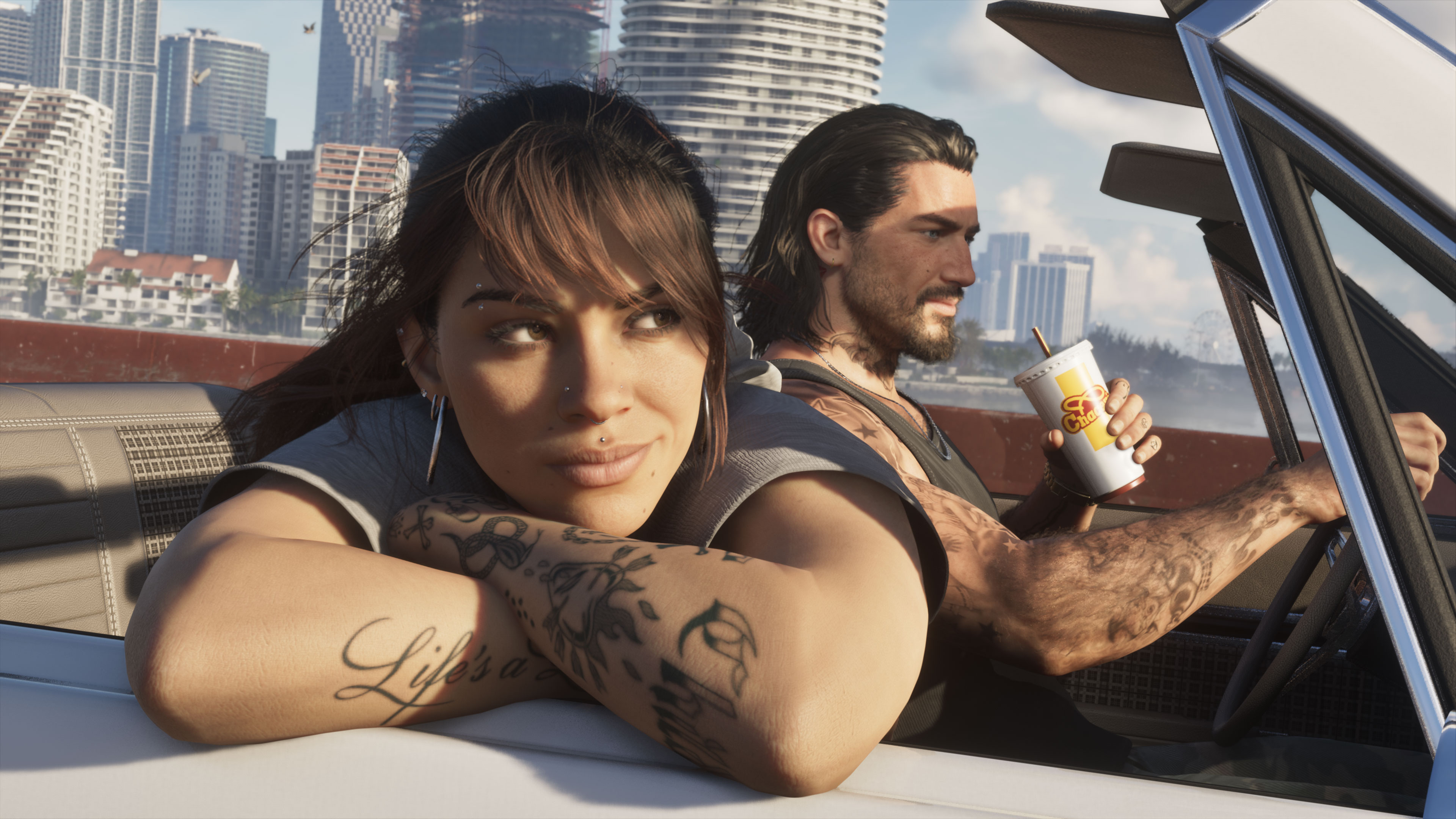 Jason Duval e Lucia Caminos em Grand Theft Auto VI