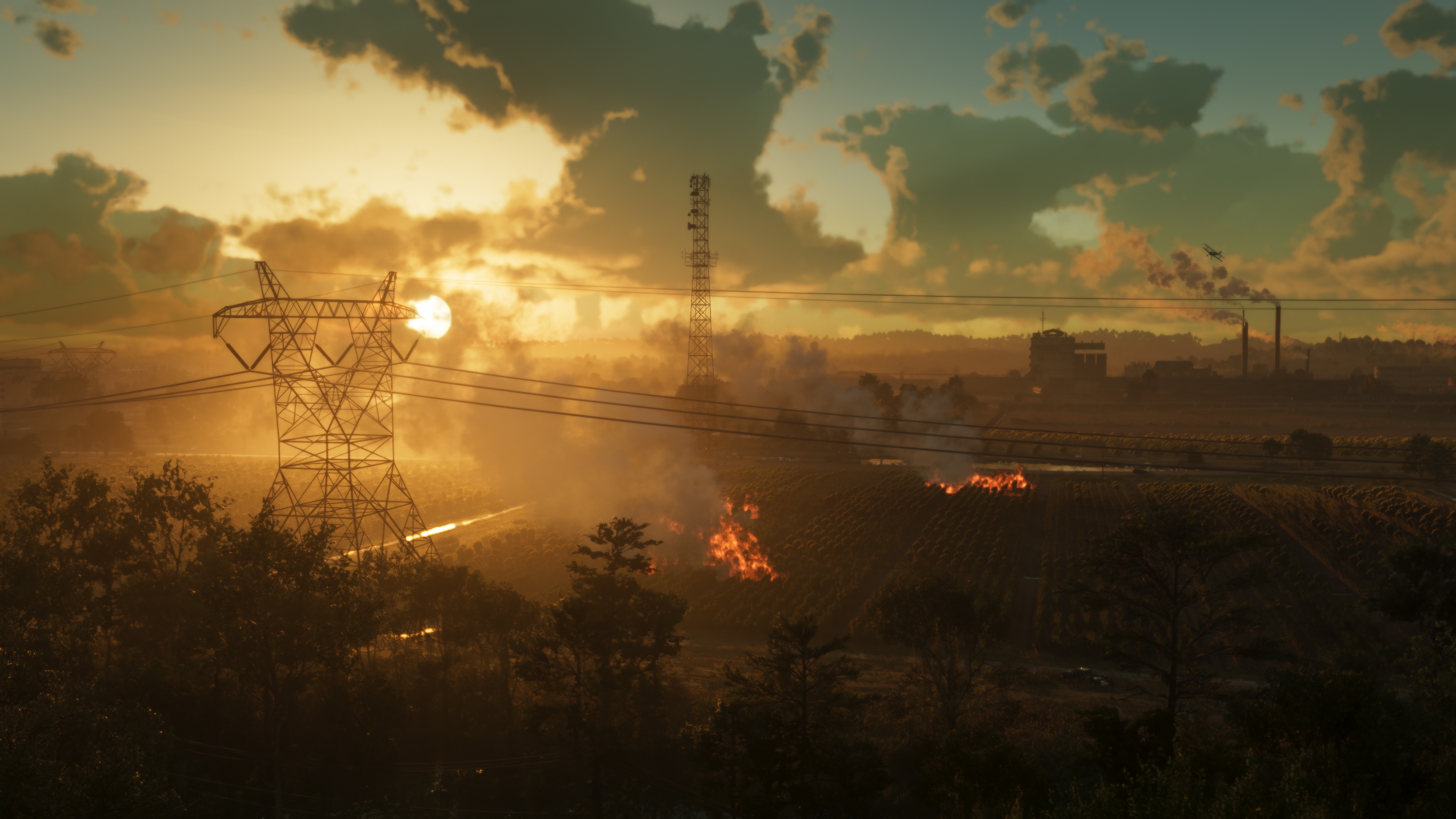 Paisagem de Ambrosia em screenshot oficial de GTA VI