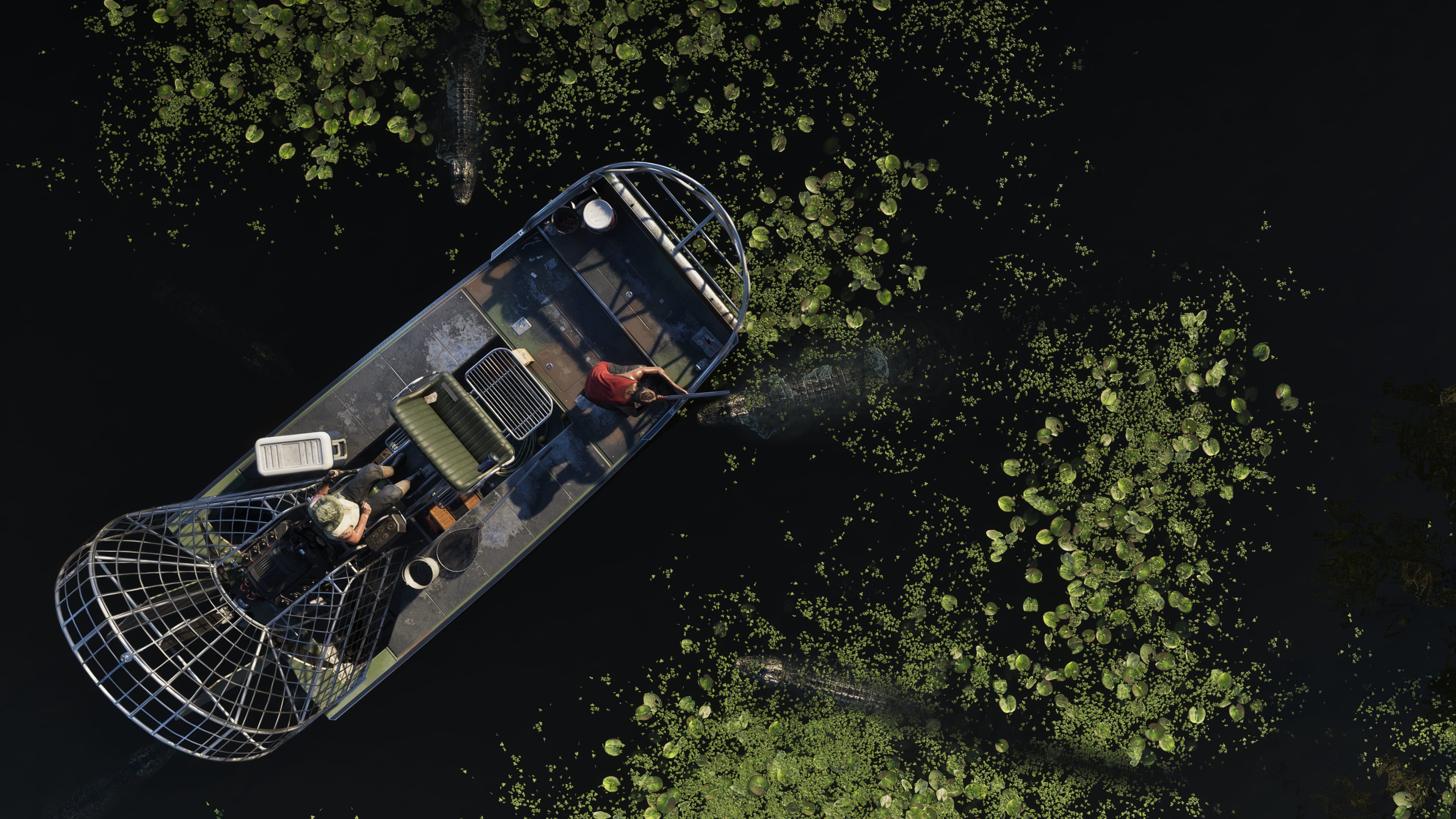 Grassrivers e vida selvagem em screenshot oficial de GTA VI