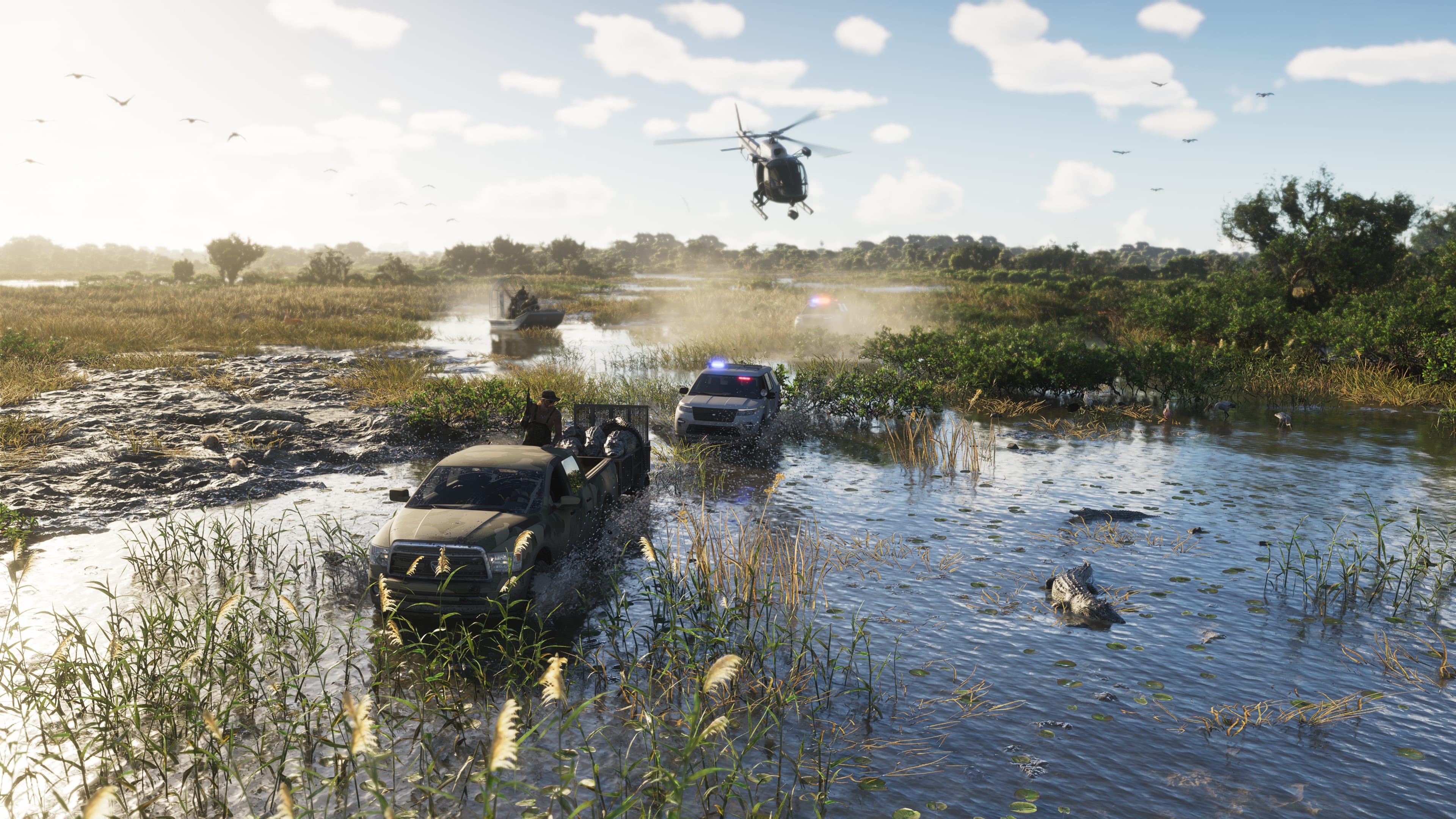 Áreas alagadas de Grassrivers em GTA VI
