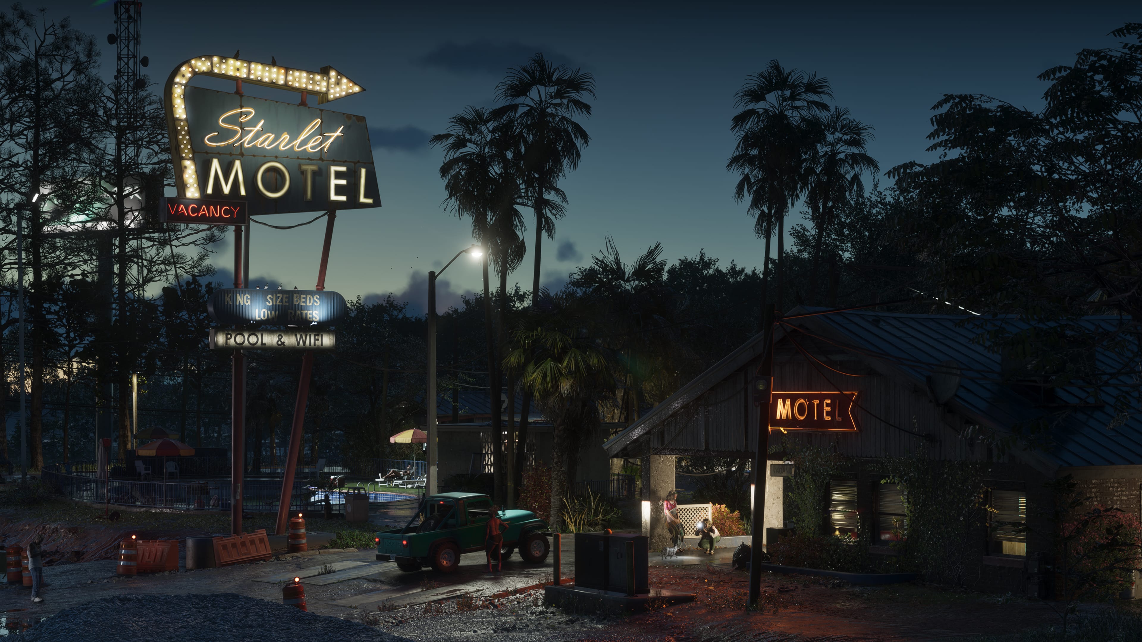 Port Gellhorn à noite em Grand Theft Auto VI