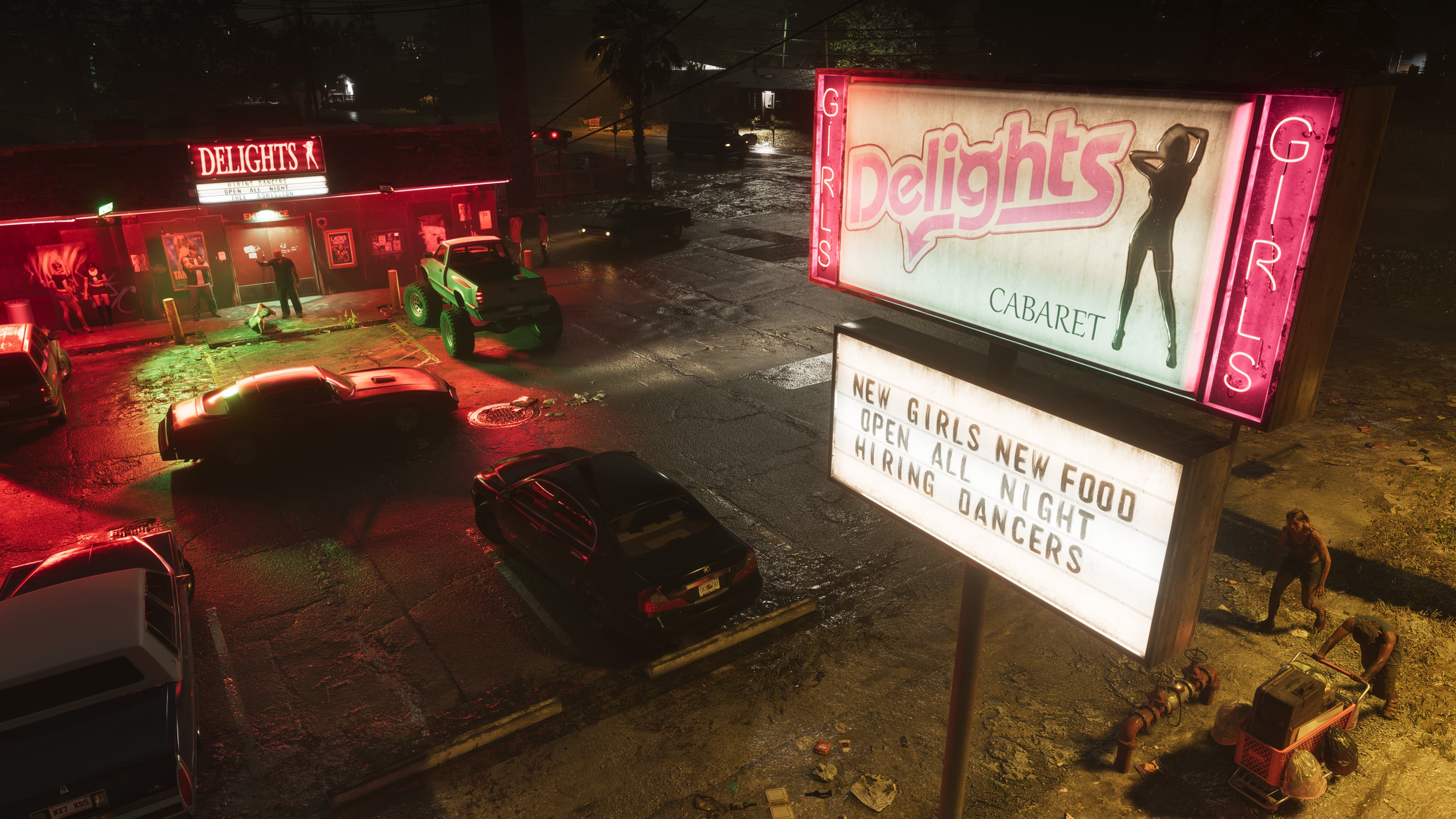 Vida noturna em Port Gellhorn em GTA VI