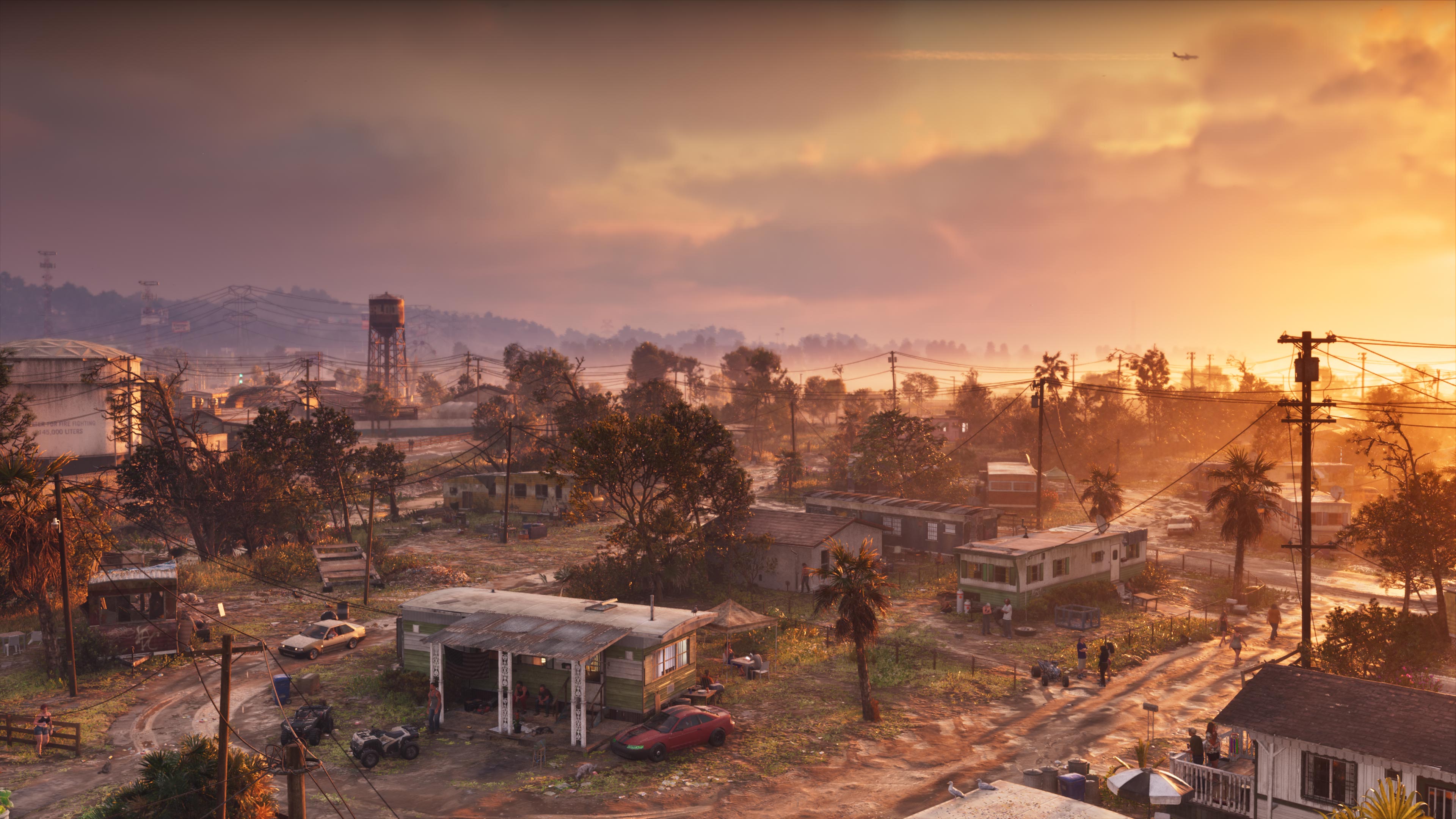 Vista de Port Gellhorn em Grand Theft Auto VI