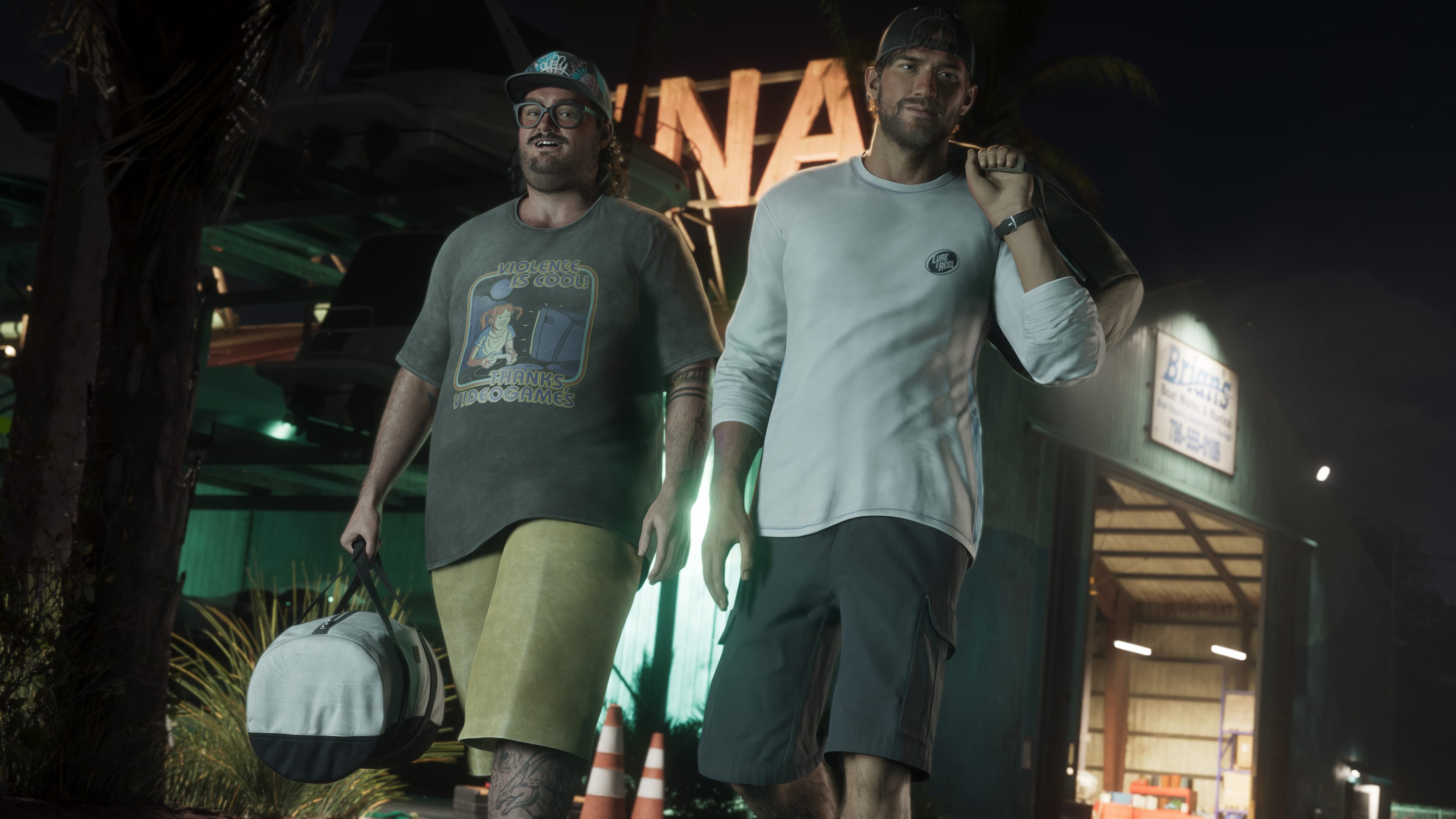 Cal Hampton em material oficial de Grand Theft Auto VI