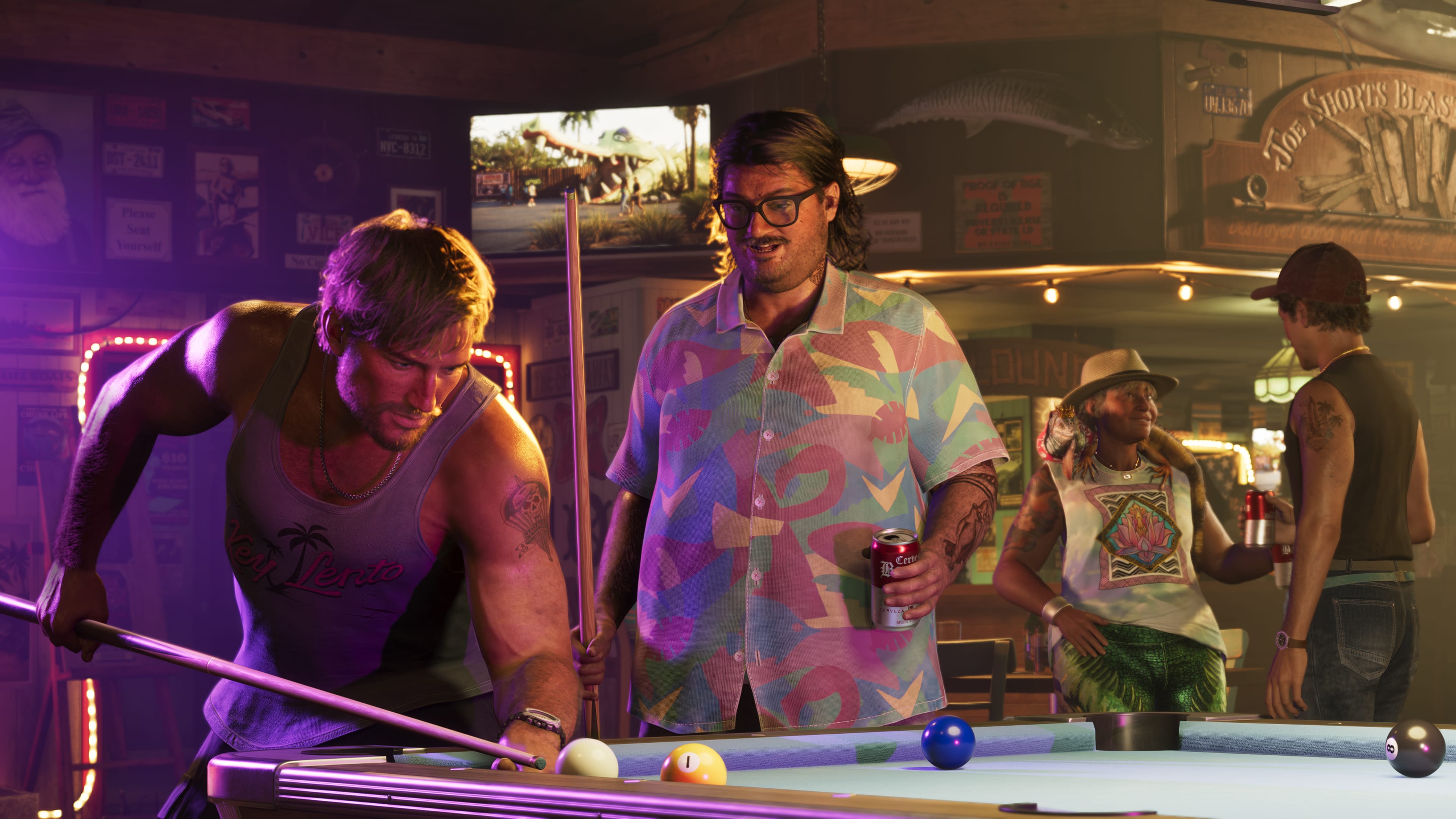 Cal Hampton em imagem oficial de Grand Theft Auto VI